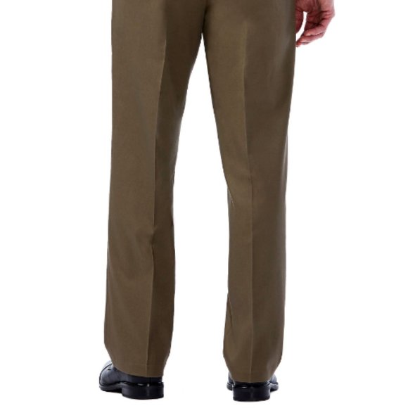 Haggar Premium  Khaki Stretch Classic-Fit Pants - Picture 4 of 6